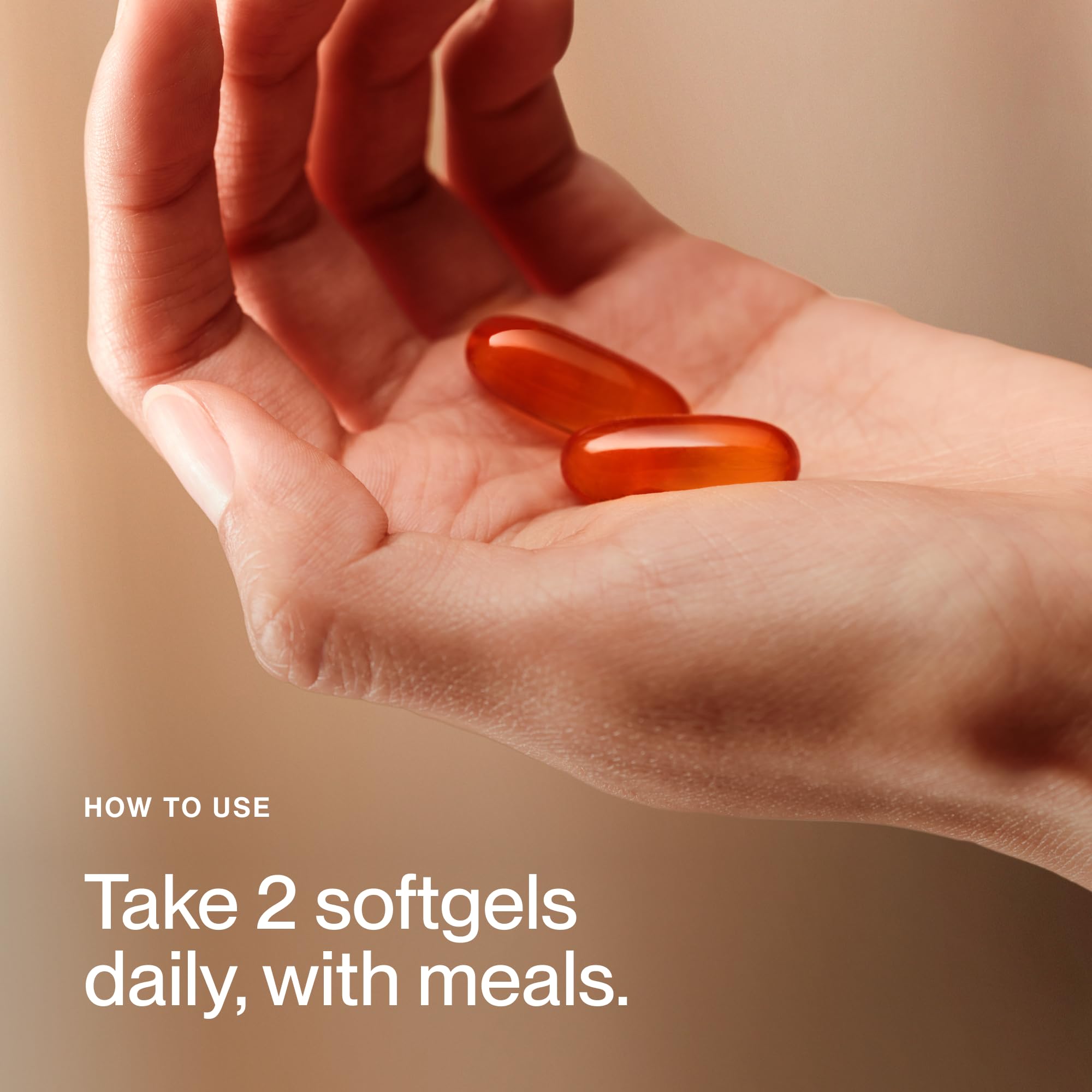 Momentous Omega-3: cápsulas sin olor desagradable, fácil de incorporar.
