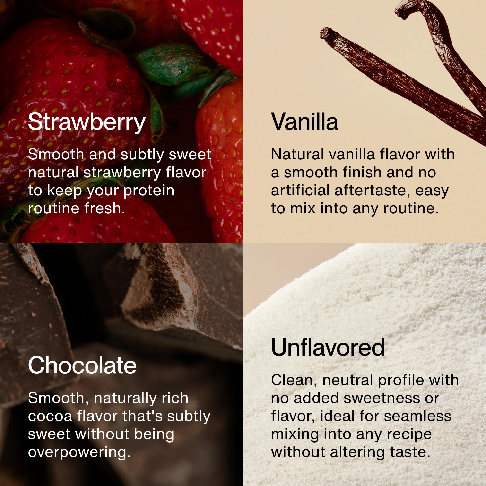 Proceso en frío de Momentous Whey aislado fresa conserva proteínas nativas.