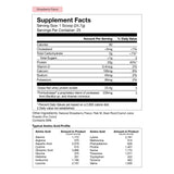 Uso diario de Momentous Whey aislado fresa para apoyar hábitos proteicos saludables.