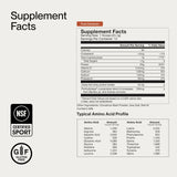 Momentous proteina sin gluten, apta para dietas libres de gluten.