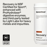 Momentous Recovery con L-Carnitina para apoyo de energía