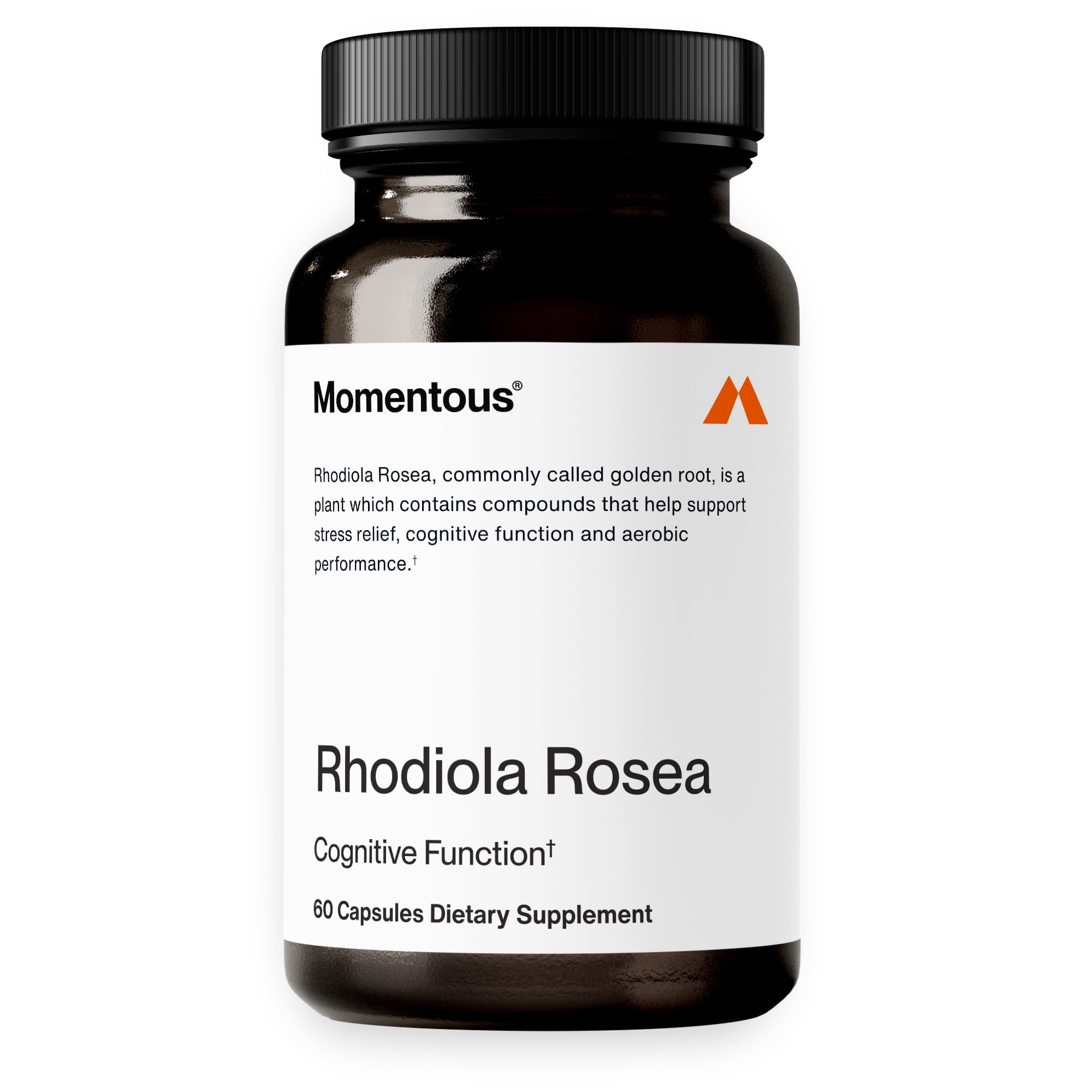 Momentous Rhodiola Rosea: cápsula energizante para empezar el día con claridad.