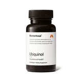 Momentous Ubiquinol cápsulas blandas vegetales, alta biodisponibilidad para energía diaria.