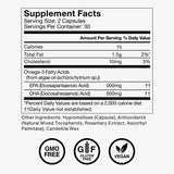 Momentous Vegan Omega-3 rutina diaria con comidas: facilita absorción.