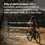 Momentous Vegan Protein Cappuccino, mezcla cremosa para batidos rápidos tras entreno.