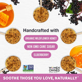 Envase hermético de MommaBear Organics mantiene la frescura de los caramelos.