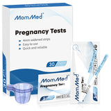 MOMMED prueba-embarazo-tira para detección temprana en casa.