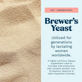 Mommy Knows Best levadura de cerveza en polvo en tarro, almacenamiento cómodo