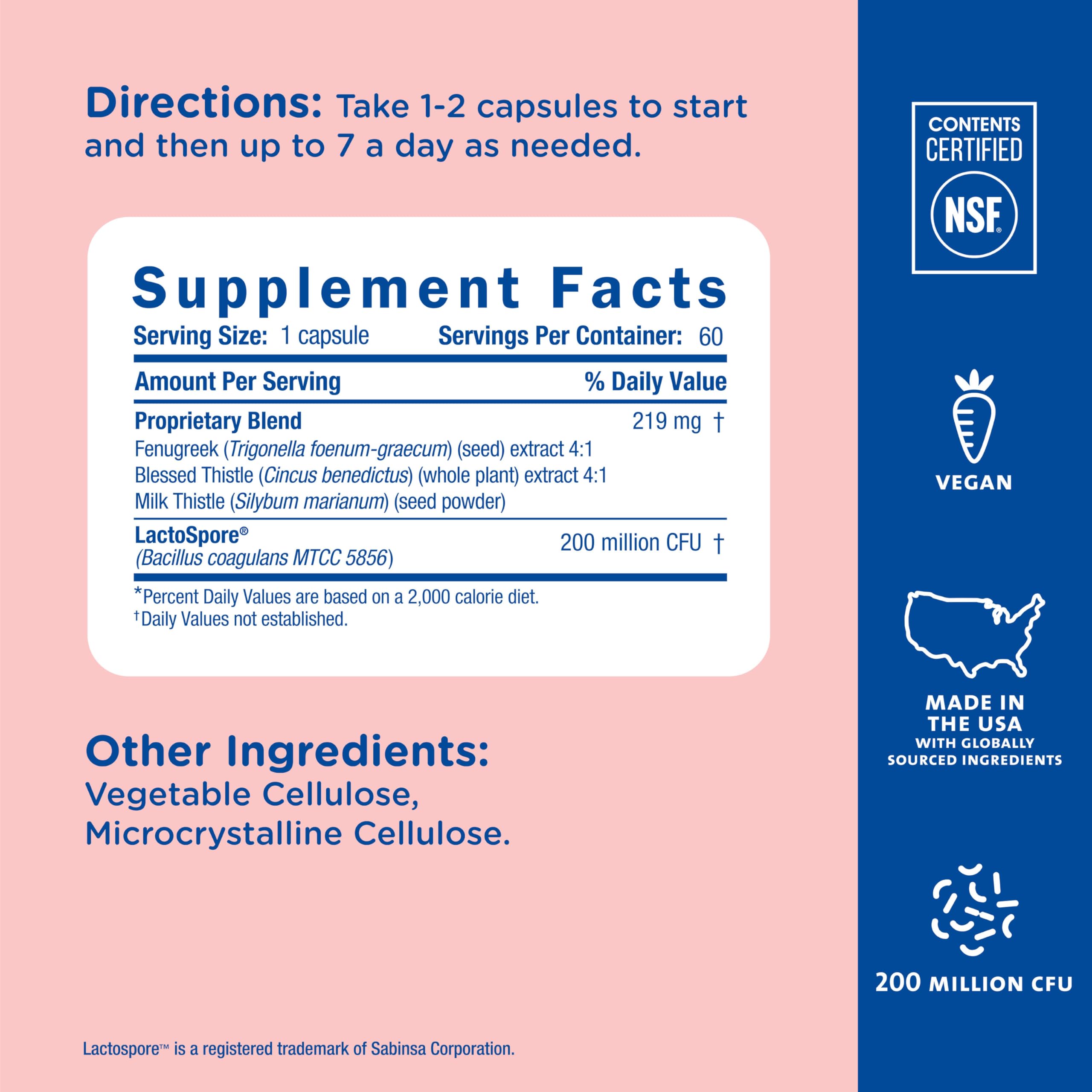 Cardo bendito, ingrediente herbal en la fórmula de Mommy's Bliss.