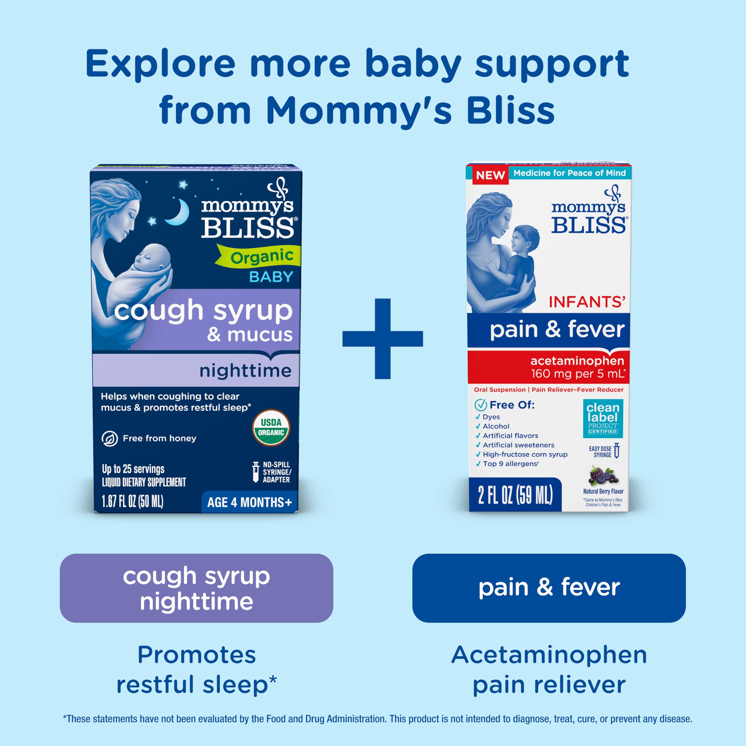 Mommy's Bliss tapa hermética para almacenamiento seguro