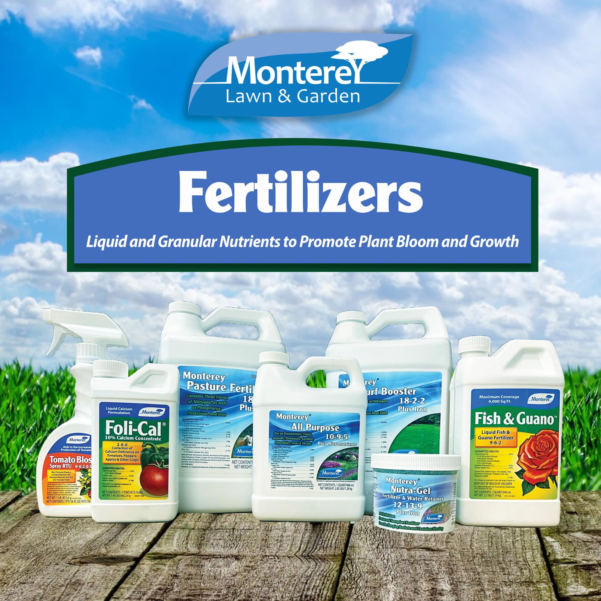 Monterey Foli-Cal: aplicación foliar para tomates y hortalizas, con calcio para crecimiento saludable.