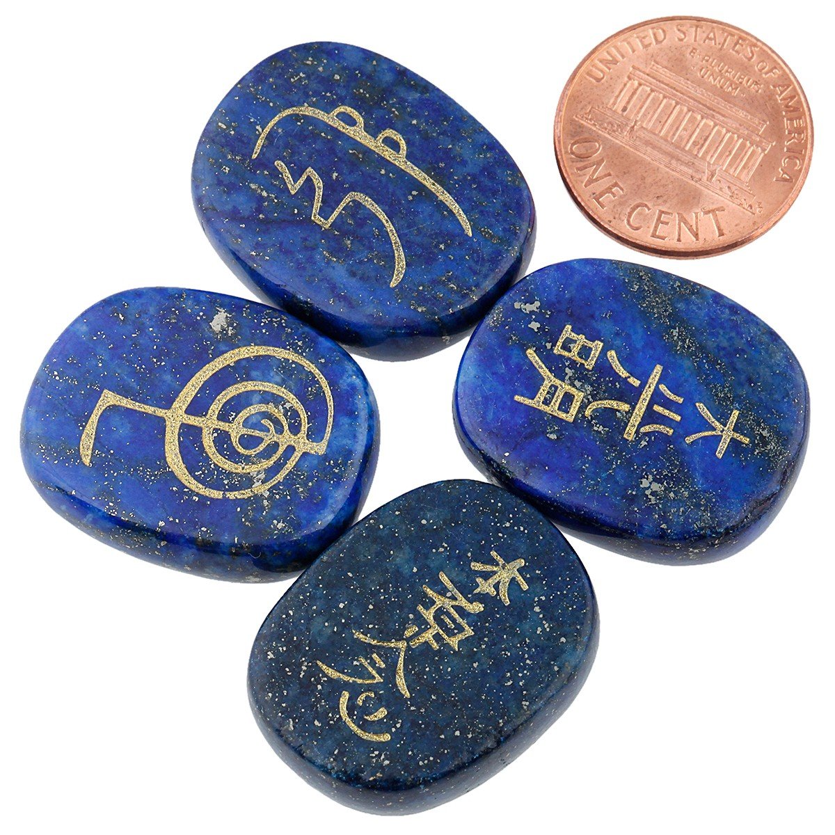 Piedra de palma de lapislázuli de Mookaitedecor, ideal para llevar.