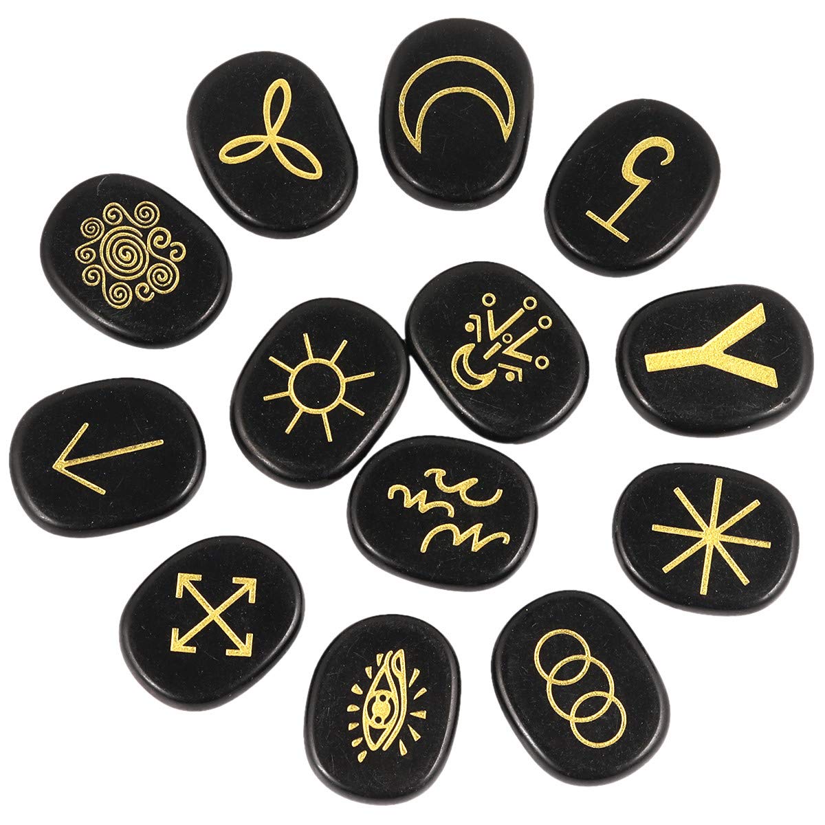 piedras en palma de obsidiana para llevar en el bolsillo