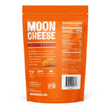 Moon Cheese Cheddar Believe It, bocaditos crujientes, alto en proteína para meriendas.