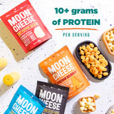 Snack en la mochila Moon Cheese Cheddar Believe It, perfecto para momentos improvisados.