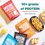 Moon Cheese garlickin' parm crujiente, aroma intenso para picoteos