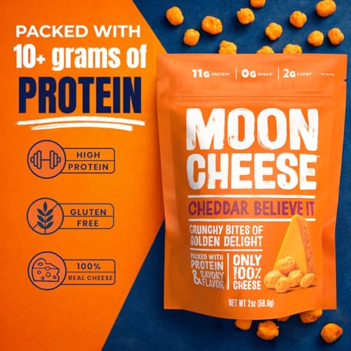 Moon Cheese gouda crujiente, sabor delicioso para meriendas