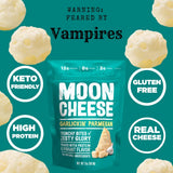 Moon Cheese sin gluten y keto-friendly, snack práctico