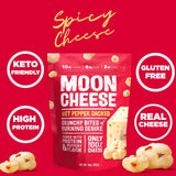 Moon Cheese snack rápido para excursiones y viajes