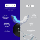 MOON instrucciones simples para aplicar tiras de blanqueamiento con facilidad