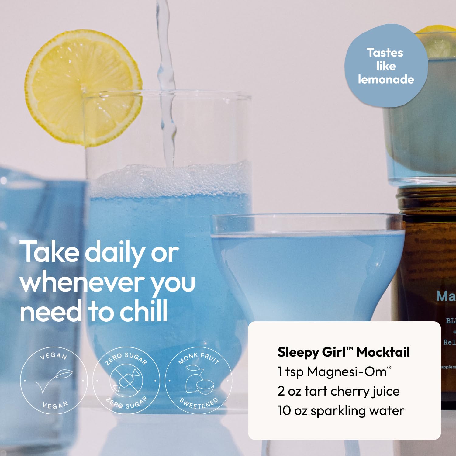 Moon Juice Magnesi-Om cuchara medidora, dosis nocturnas para la relajación.