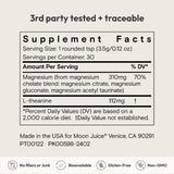 Moon Juice Magnesi-Om: ritual nocturno para relajación y calma mental.