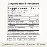 Moon Juice Sleepy Magnesi-Om dosis diaria, conveniente para hábito nocturno