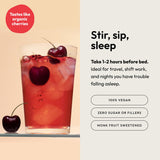 Moon Juice Sleepy Magnesi-Om se disuelve en vaso, apoyo para rutina nocturna