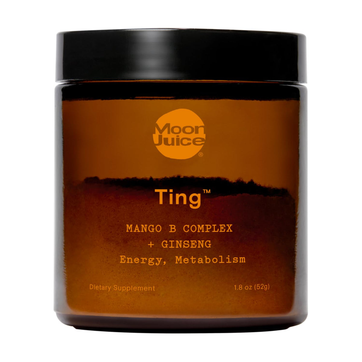 Moon Juice Ting, polvo mango en bote para energía diaria sin cafeína