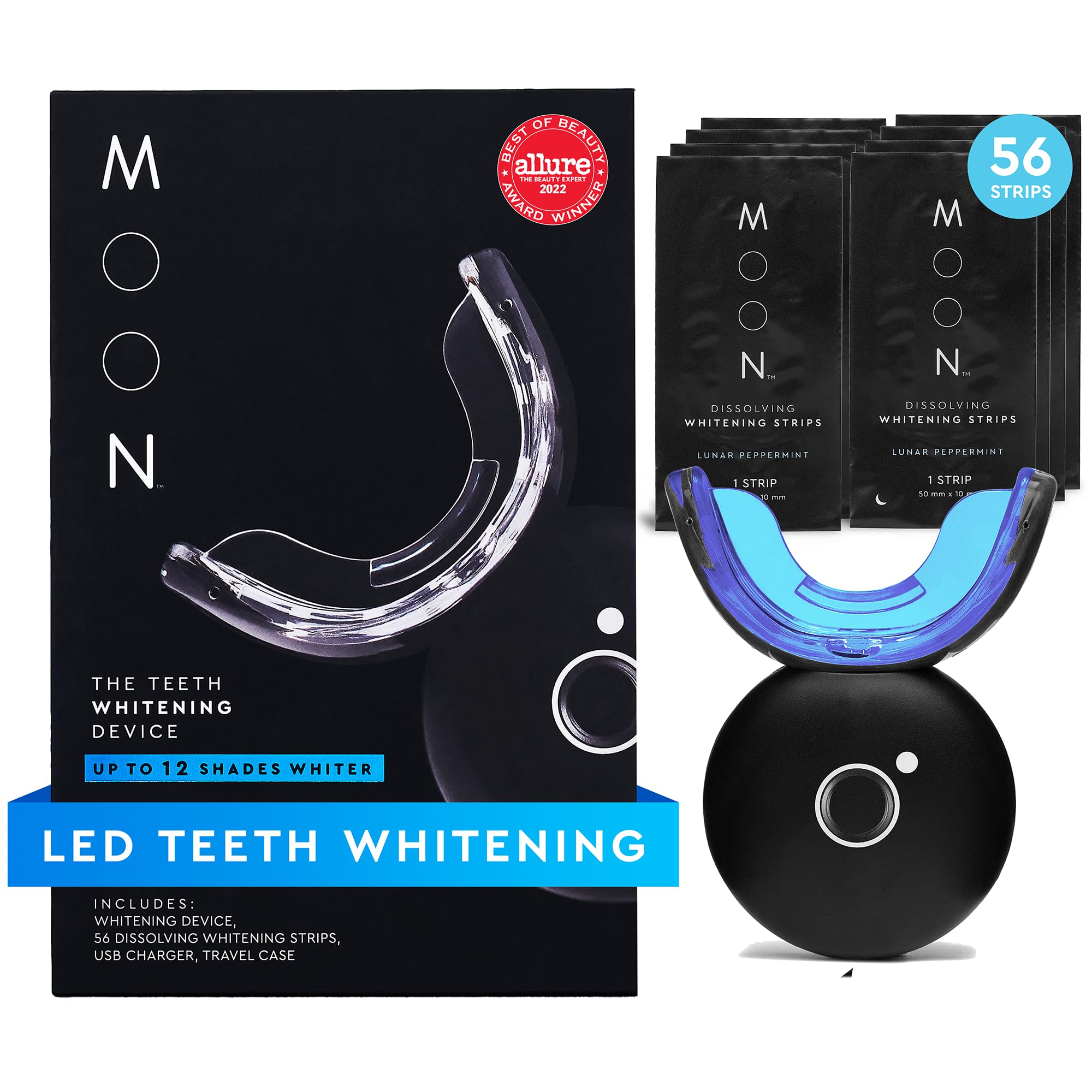 MOON kit de blanqueamiento con luz azul para uso doméstico cómodo