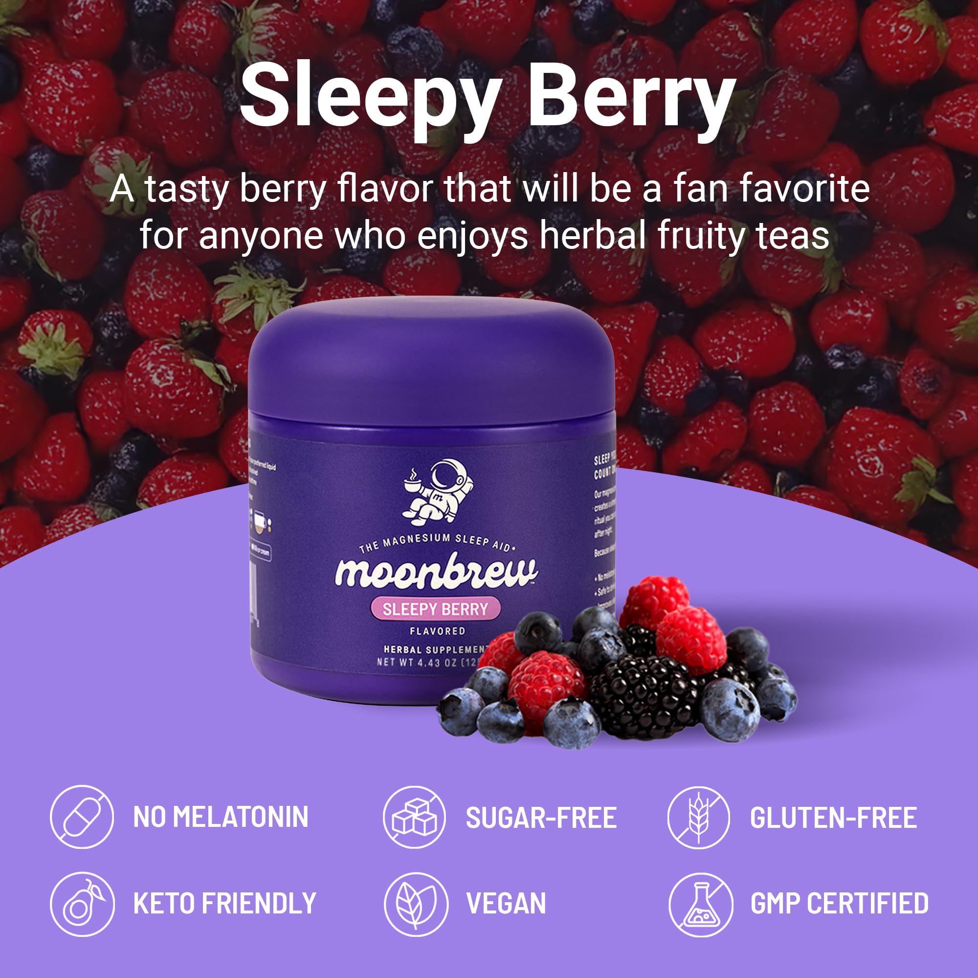 MoonBrew bebida-nocturna lista para relajarte antes de dormir.