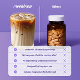 MoonBrew sin melatonina, alternativa suave para la noche