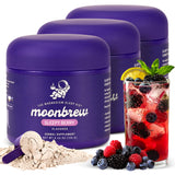 MoonBrew Sleepy Berry, frascos, apoyo suave para relajación nocturna