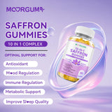 MOORGUMY gomitas de azafrán, sabor natural que acompaña la rutina diaria.