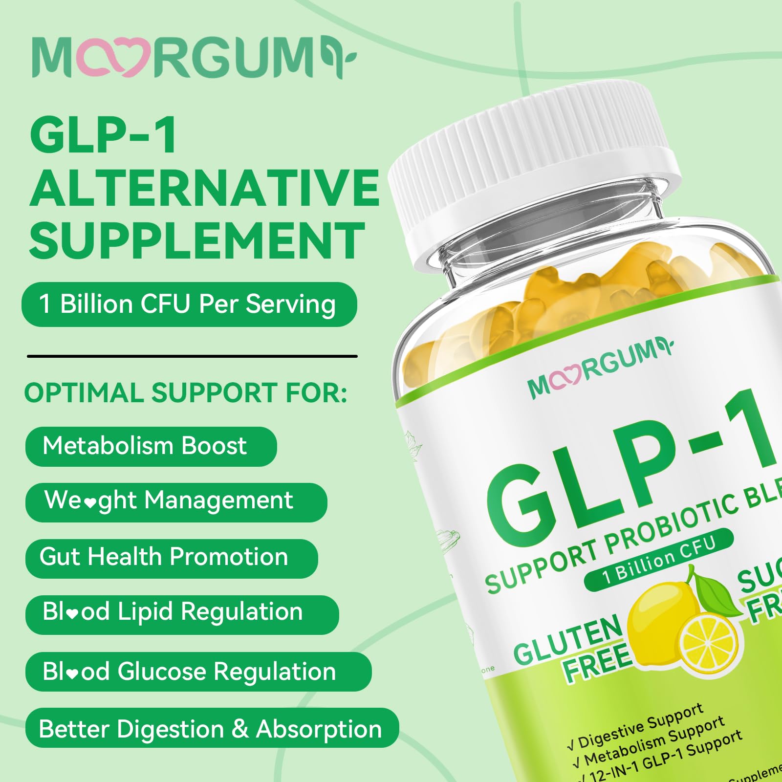 MOORGUMY berberina: ingrediente clave para metabolismo y bienestar.