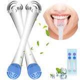 Moosec raspador lengua con doble cabeza para limpieza eficaz