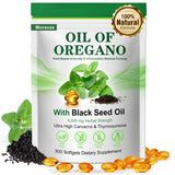 Moravax botellas softgels de oregano para uso diario