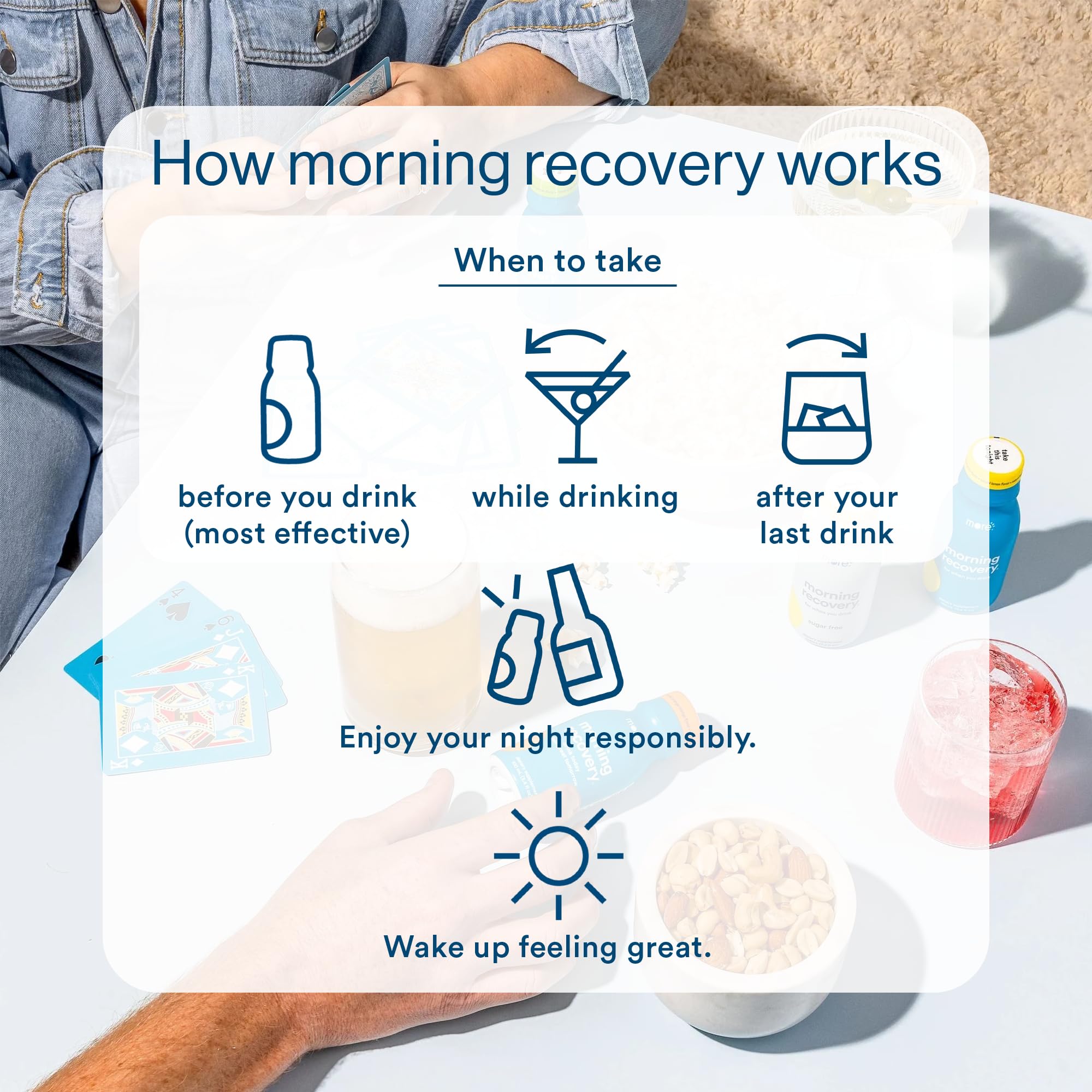 More Labs Morning Recovery envase portátil – ideal para bolso