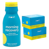 More Labs Morning Recovery DHM Electrolyte, botella, hidratación rápida tras beber