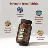 More Longevity magnesio, zinc y minerales para huesos fuertes