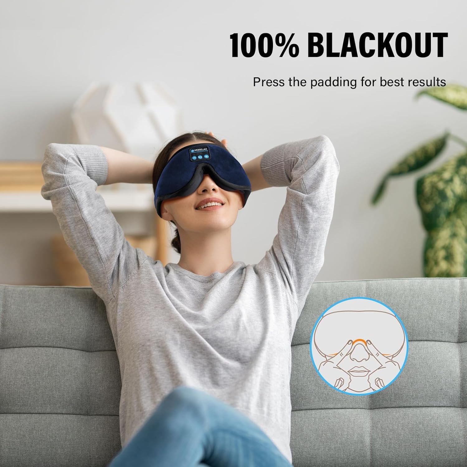 Morelax bloqueo-luz-total ideal para dormir en habitaciones claras