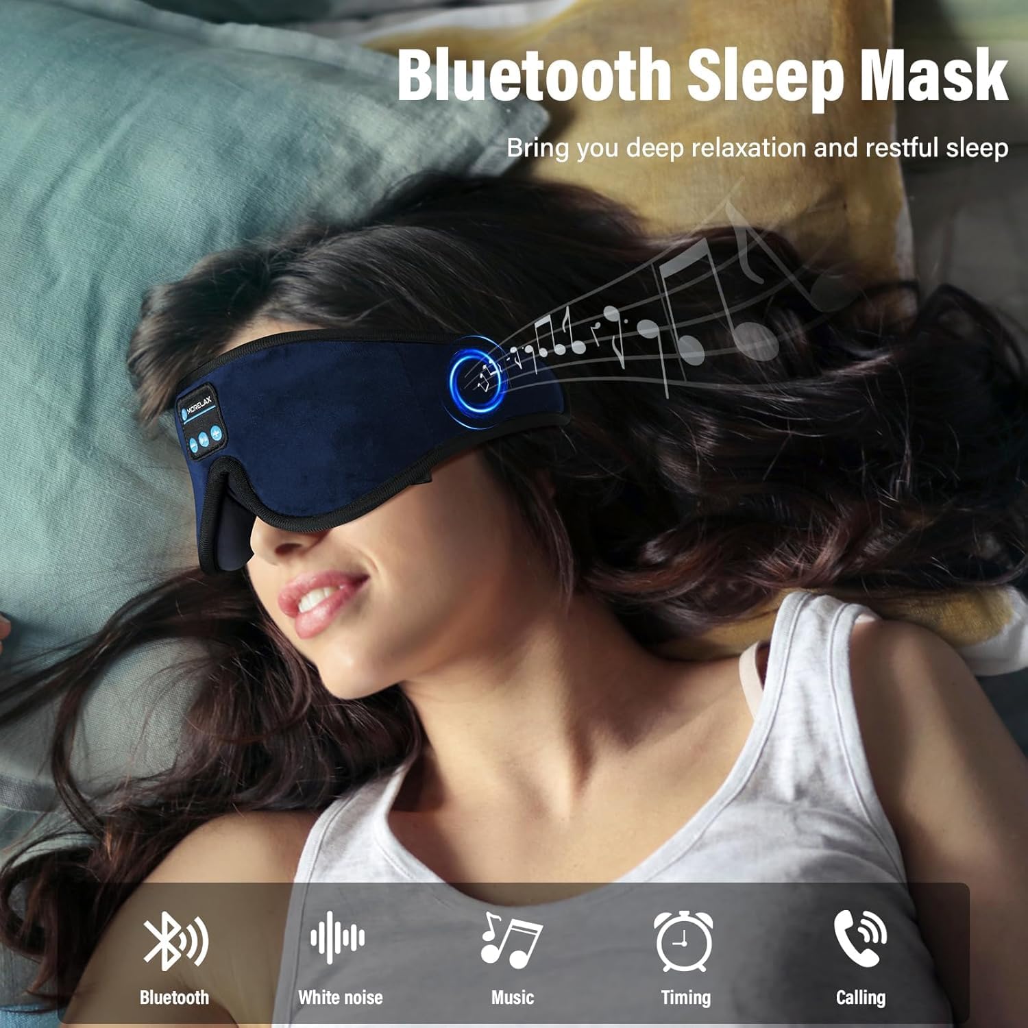 Morelax conexion-inalambrica-5-2 ofrece emparejamiento rapido para dormir tranquilamente
