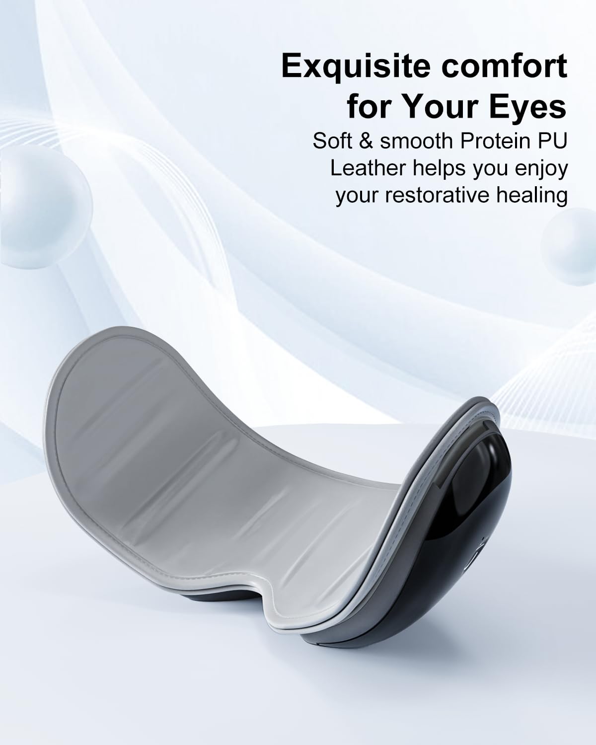 Morelax masajeador ocular ideal para viajar, ligero y portátil