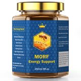 MORF Energy Support miel cruda, endulza desayunos con sabor natural y pureza.