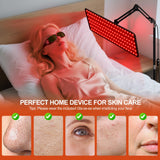 Morfone panel para cobertura de cuerpo completo con luz roja.