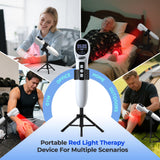 Morfone luz infrarroja 808nm y roja 650nm para cobertura profunda y superficial.