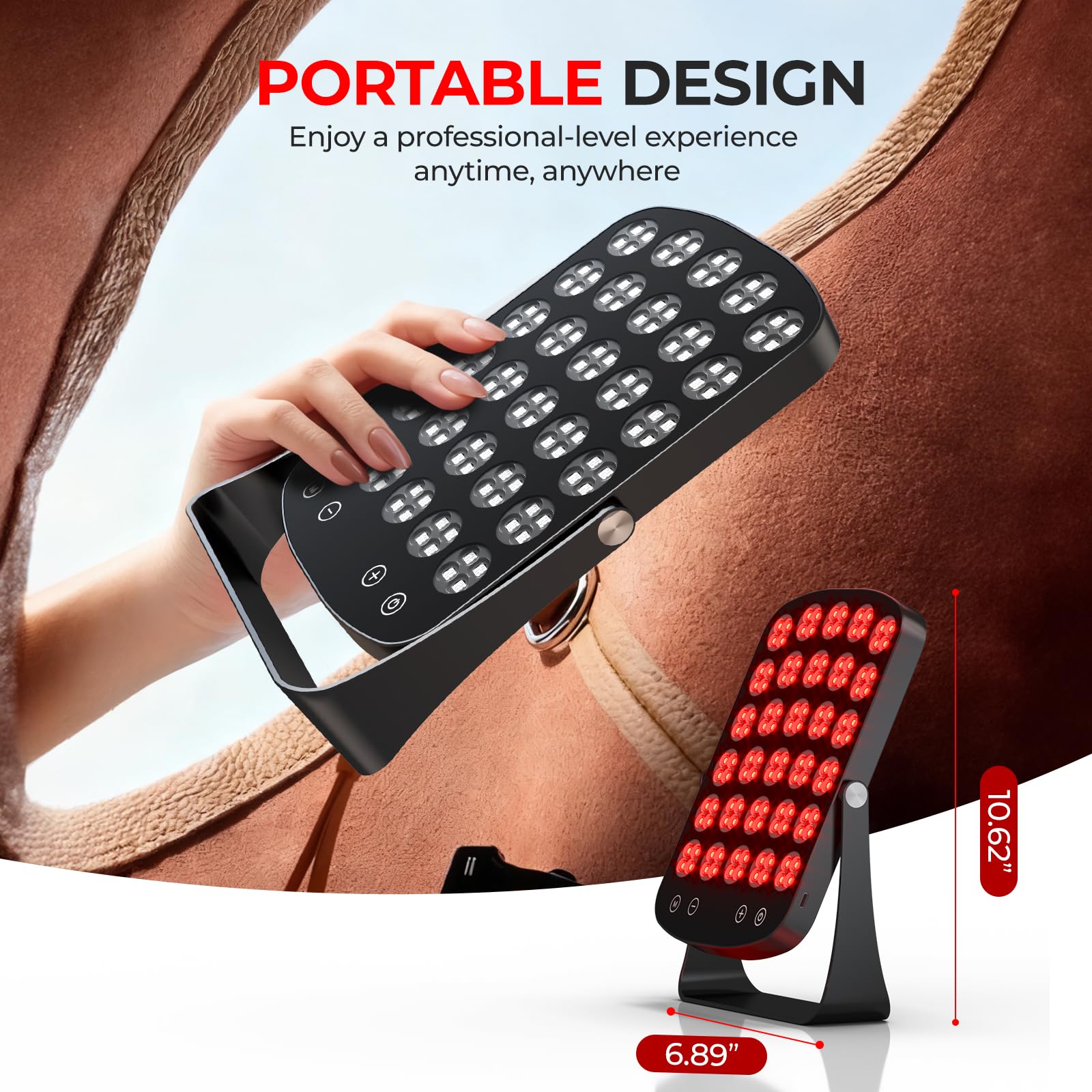 Morfone Panel luz infrarroja 850 nm para áreas profundas y bienestar.