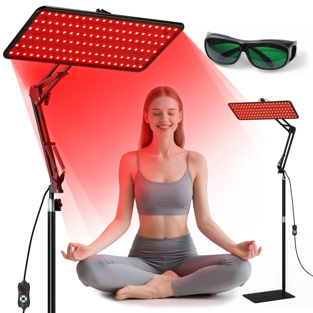 Morfone panel de luz roja 660/850/940 para uso en casa y bienestar.