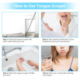 MORGLES estuche portátil para transportar rascadores lengua.