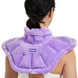 MORLIDEN almohadilla caliente para cuello y hombros morado, calor reconfortante